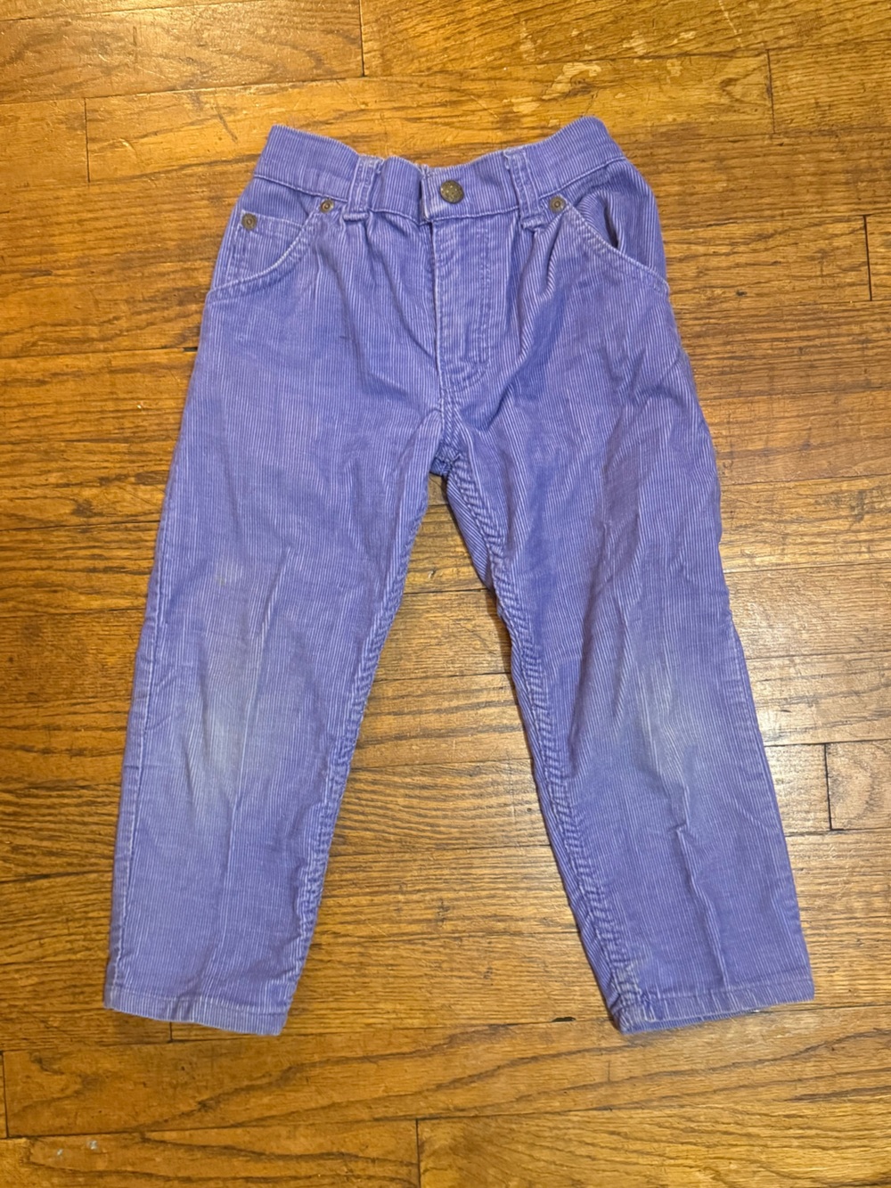 Kids Purple Corduroy Pants